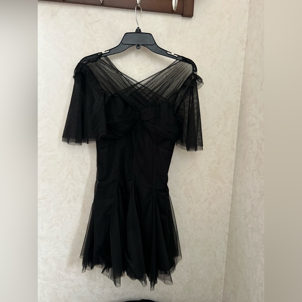 Lovely! Allsaints Madi Tulle dress black size 4 - Picture 5 of 10